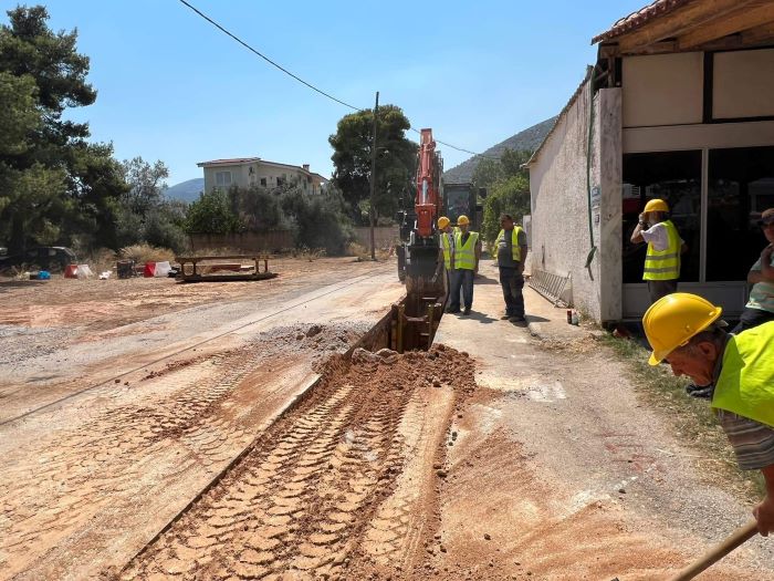 Δήμος-Μαραθώνος:-Εβδομαδιαίο-πρόγραμμα-εργασιών-κατασκευής-αποχετευτικού-δικτύου-(29/5-3/6).