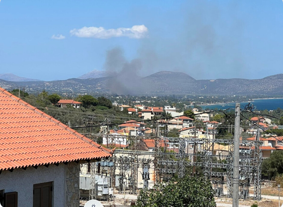 Φωτιά-στον-Σχοινιά-Μαραθώνα-–-Μάχη-επίγειων-και-εναέριων-μέσων