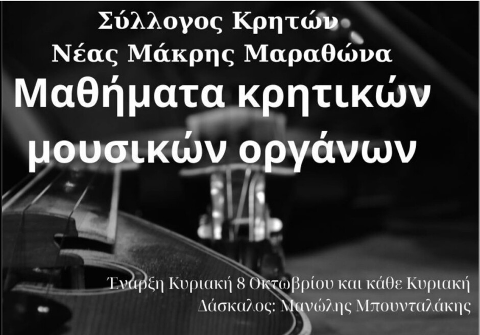 Σύλλογος-Κρητών-Νέας-Μακρής-Μαραθώνα-–-Μαθήματα-κρητικών-μουσικών-οργάνων